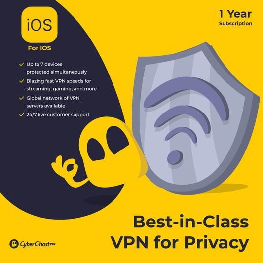 CyberGhost Premium VPN for iOS 1 Year Subscription