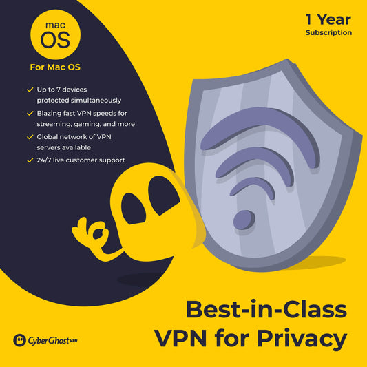 CyberGhost Premium VPN for macOS 1 Year Subscription