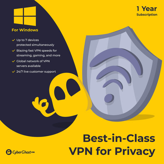 CyberGhost Premium VPN for Windows 1 Year Subscription